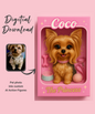 Custom Pet Action Figure Generated From Photo