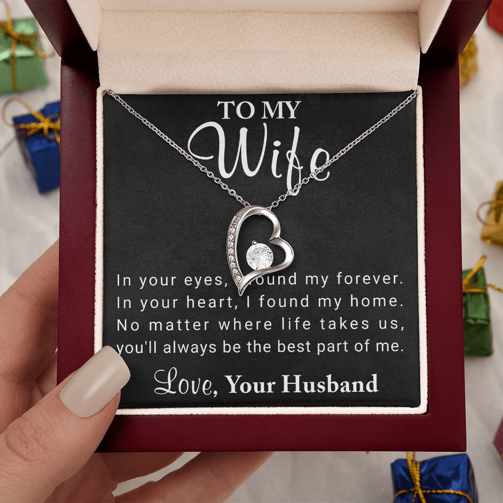 Forever Love Necklace | Best Anniversary, Birthday & Romantic Gift for Wife from Husband