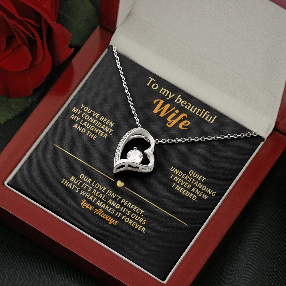 Always Yours Necklace Husband to Wife Eternal Devotion