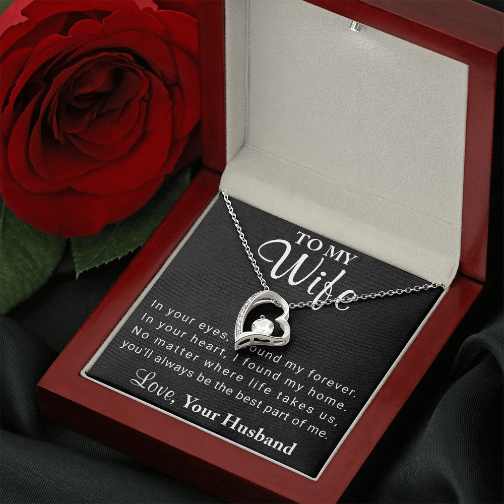 Forever Love Necklace | Best Anniversary, Birthday & Romantic Gift for Wife from Husband