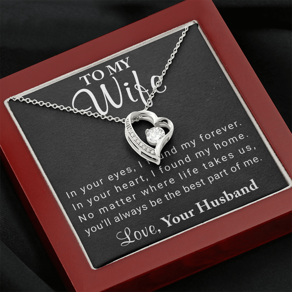 Forever Love Necklace | Best Anniversary, Birthday & Romantic Gift for Wife from Husband
