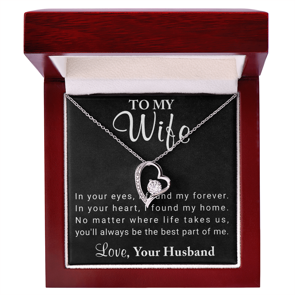 Forever Love Necklace | Best Anniversary, Birthday & Romantic Gift for Wife from Husband