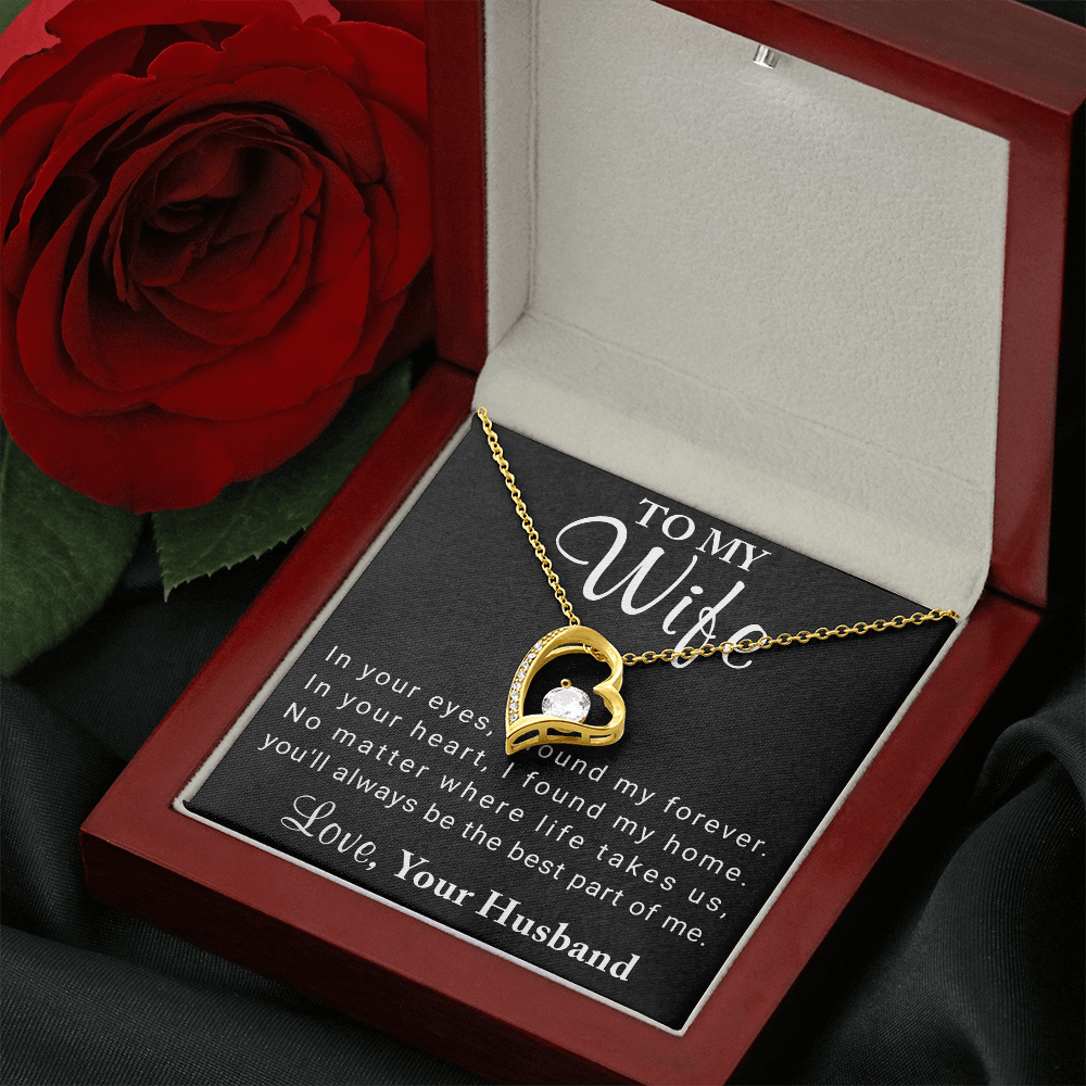 Forever Love Necklace | Best Anniversary, Birthday & Romantic Gift for Wife from Husband