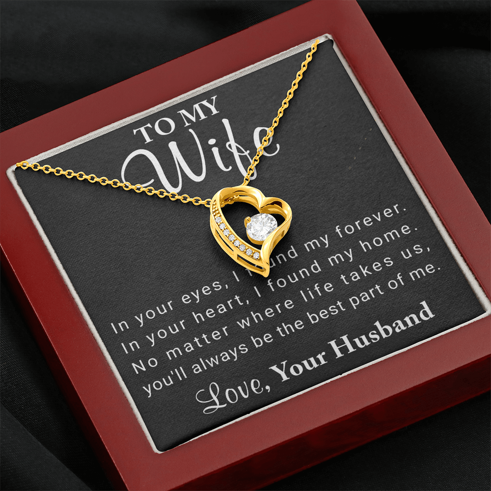 Forever Love Necklace | Best Anniversary, Birthday & Romantic Gift for Wife from Husband