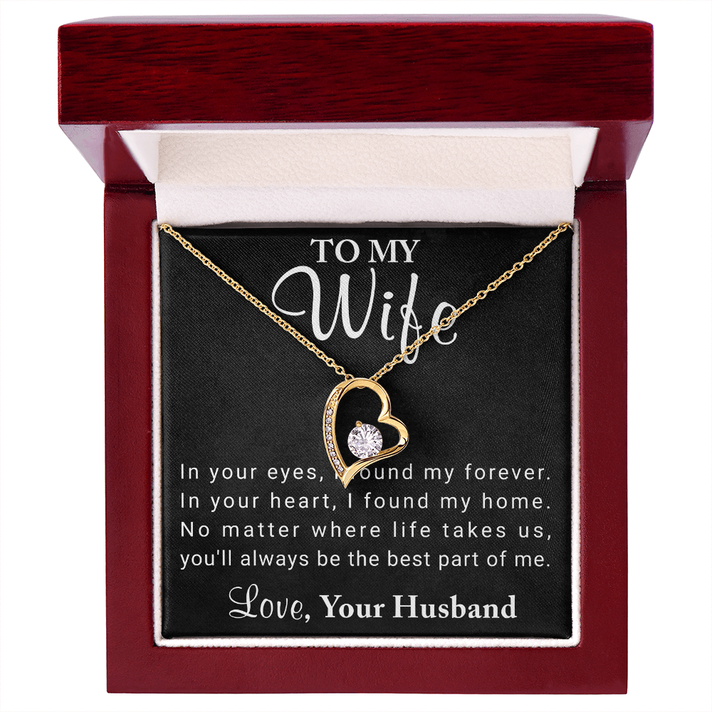 Forever Love Necklace | Best Anniversary, Birthday & Romantic Gift for Wife from Husband