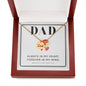 Always in my heart forever in my mind Dad Memorial Necklace