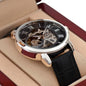 To My Husband Men's Openwork Watch