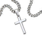 Resurrection cross necklace he is risen cross necklace