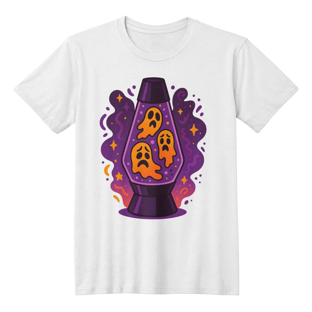 Halloween Ghost Lava Lamp T-Shirt – Spooky Weirdcore