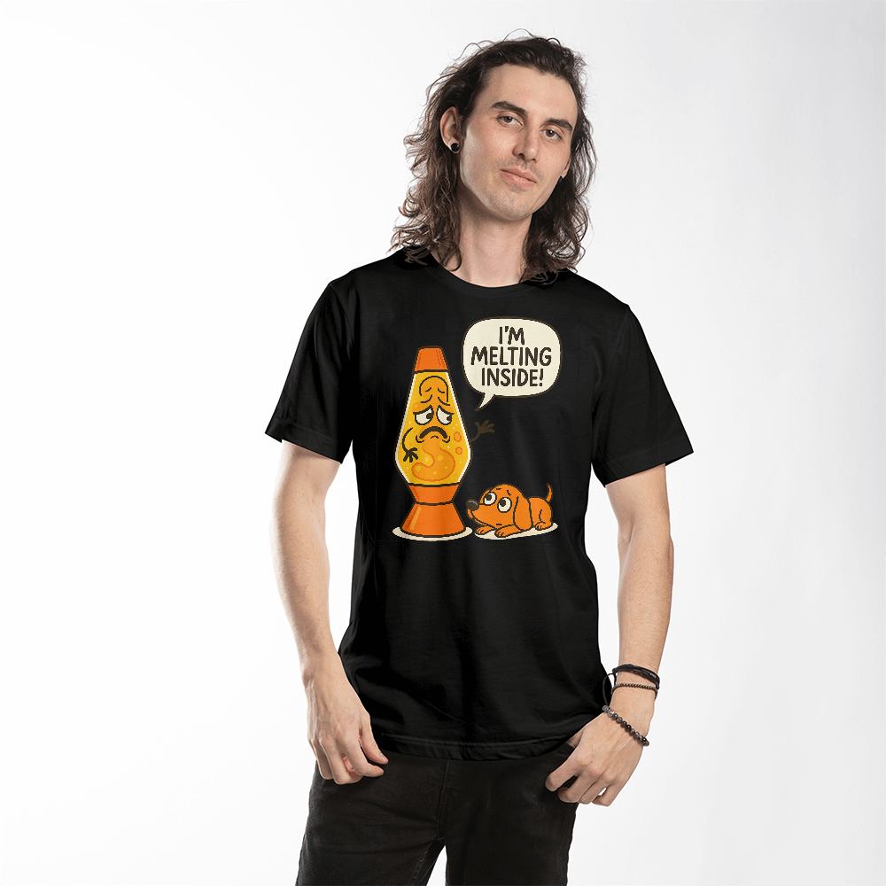 Funny Lava Lamp T-Shirt – I'm Melting Inside Meme