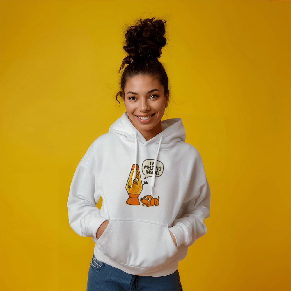 Funny Lava Lamp Hoodie – I'm Melting Inside Meme