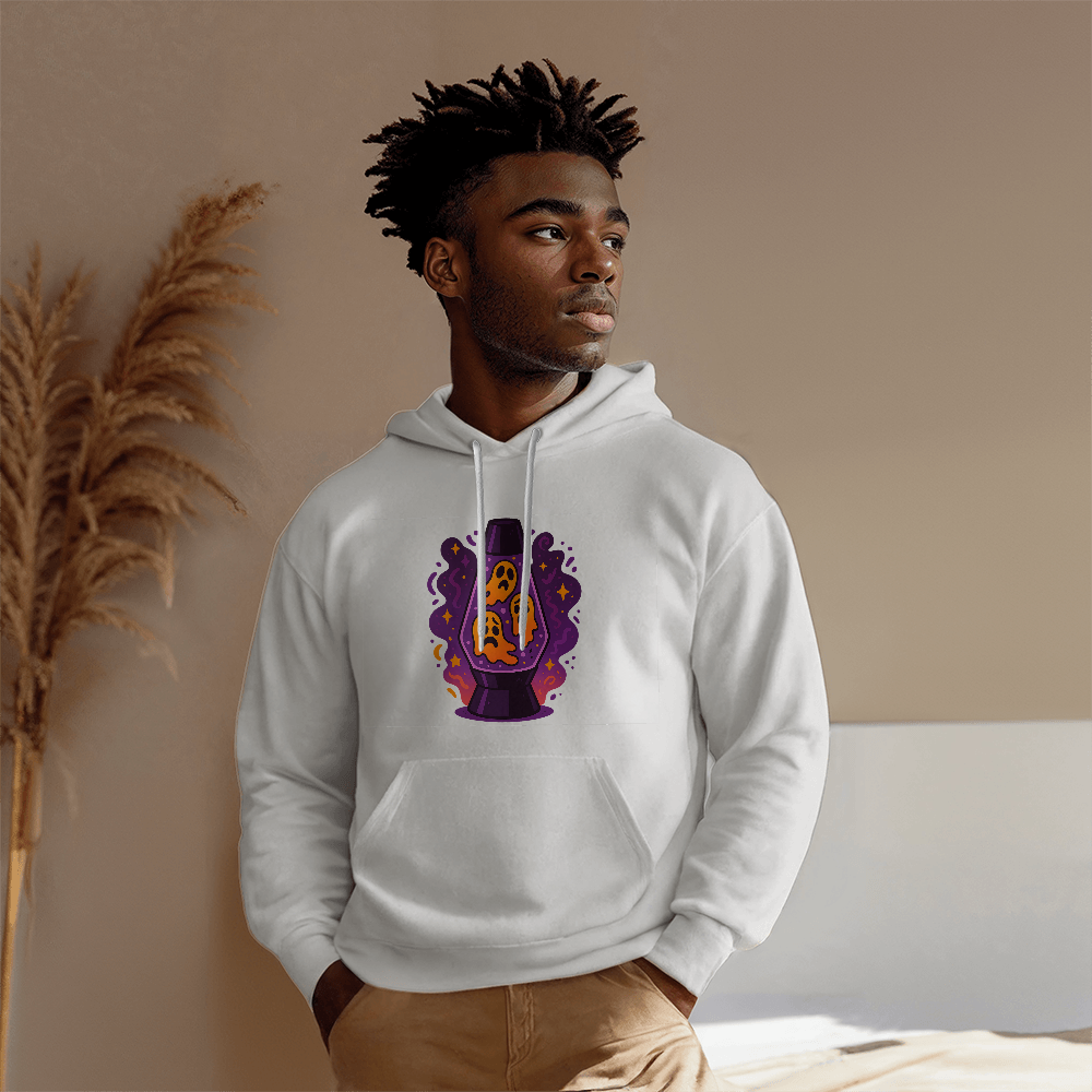 Halloween Ghost Lava Lamp Hoodie – Spooky Weirdcore