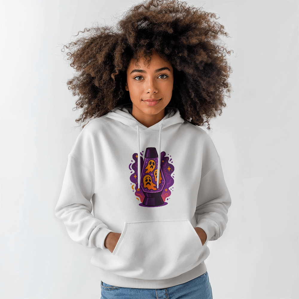 Halloween Ghost Lava Lamp Hoodie – Spooky Weirdcore