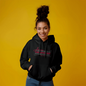 American Liberation Day Hoodie Sweatshirt Red Text with White Graphic