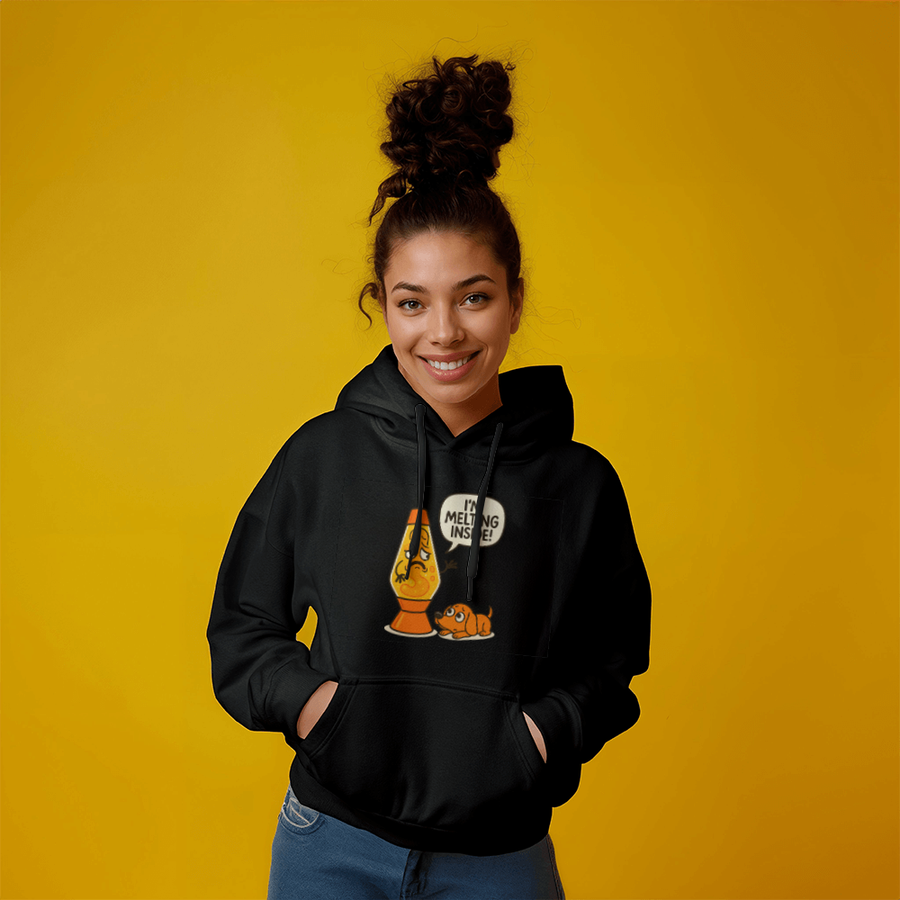 Funny Lava Lamp Hoodie – I'm Melting Inside Meme