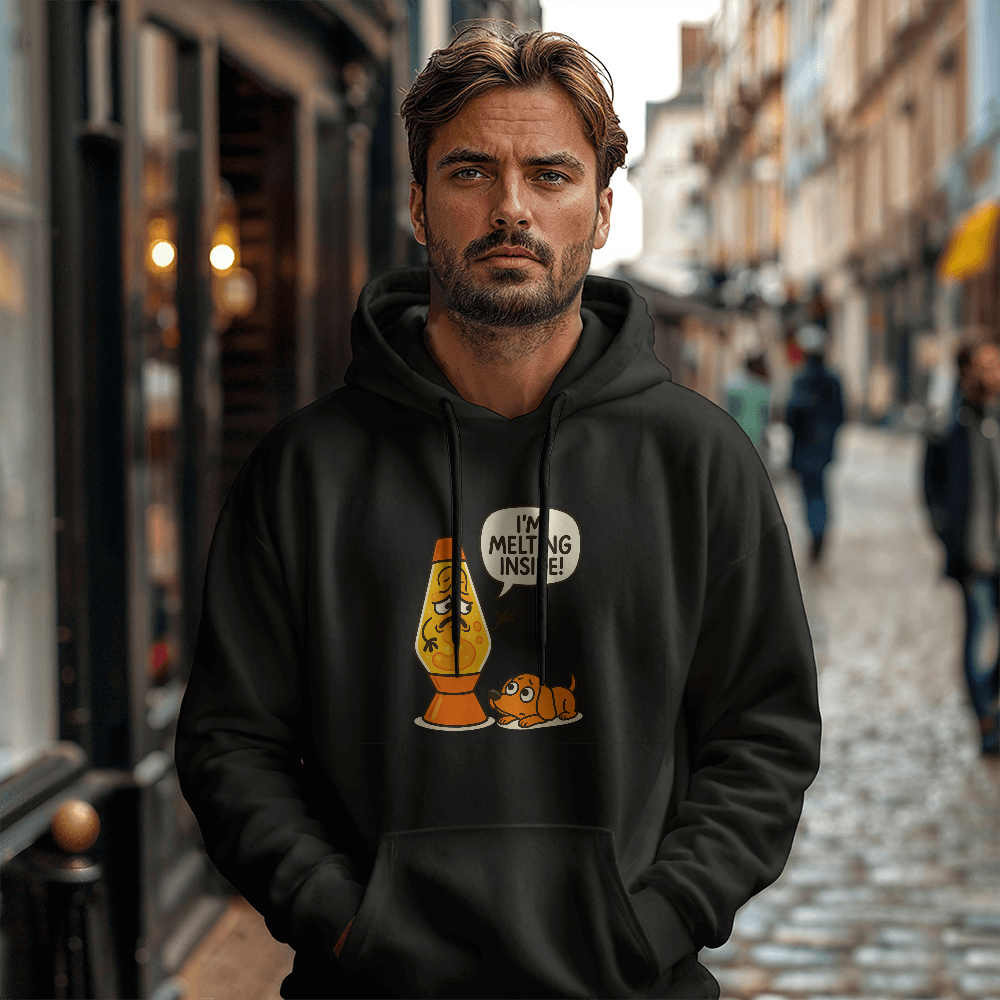 Funny Lava Lamp Hoodie – I'm Melting Inside Meme