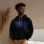 American Liberation Day Hooded Sweatshirt Blue Background