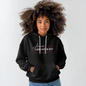 American Liberation Day Hoodie Sweatshirt White Text with Red Graphic