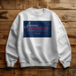 America Liberation Day Crewneck Sweatshirt Blue Background