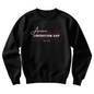 American Liberation Day Sweatshirt Crewneck White Text with Red Graphic