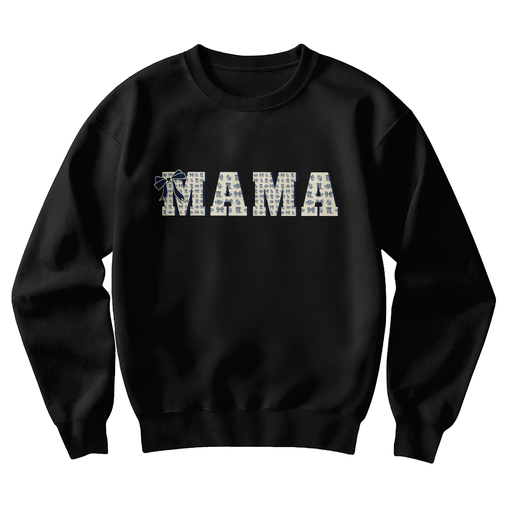 Western Mama Sweatshirt Butter Yellow Custom with Coquette