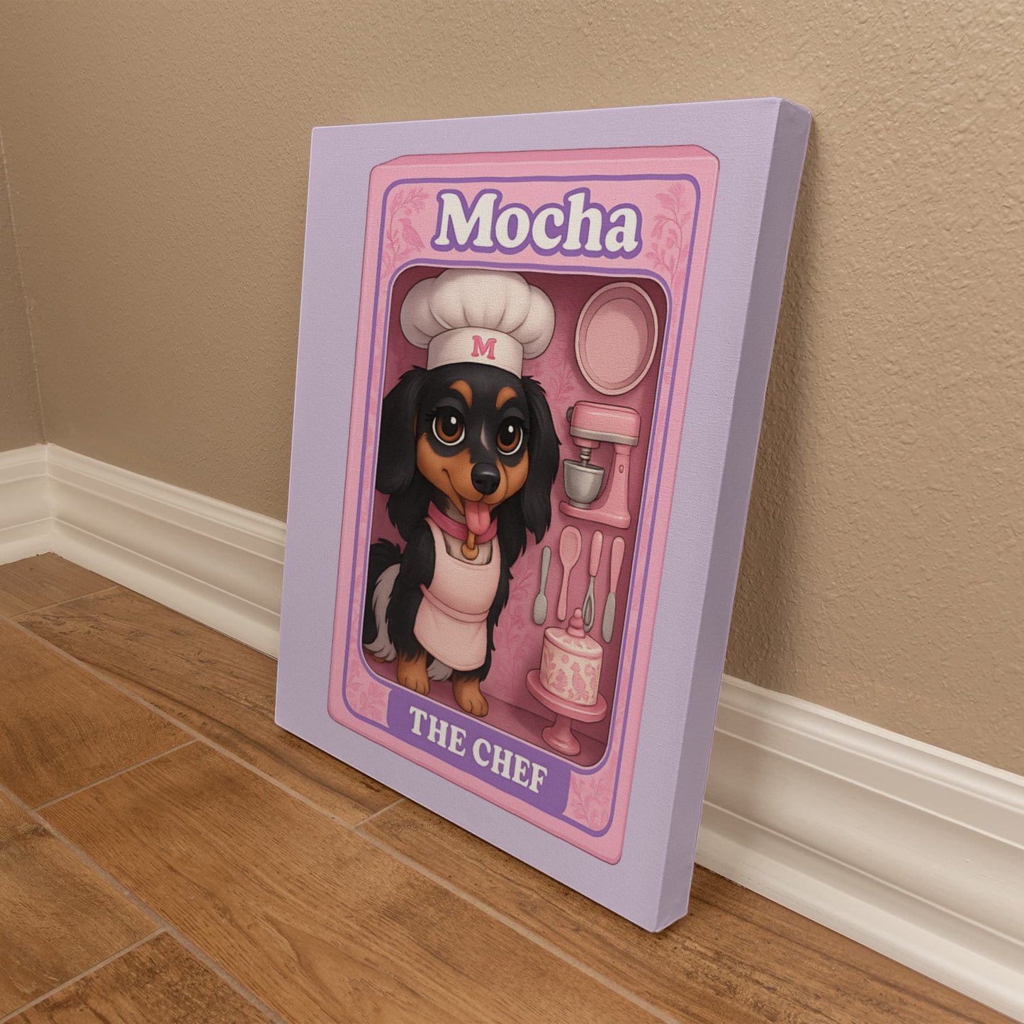 Custom Action Figure Canvas Gallery Wrapped 16x20