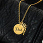 Always in my heart forever in my mind Dad Memorial Necklace