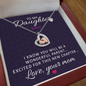 To Mom to be from her Mother Necklace Baby Feet in Heart Pendant