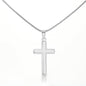 To My Grandma Artisan Crafted Stainless Steel Cross Jewelry Necklace