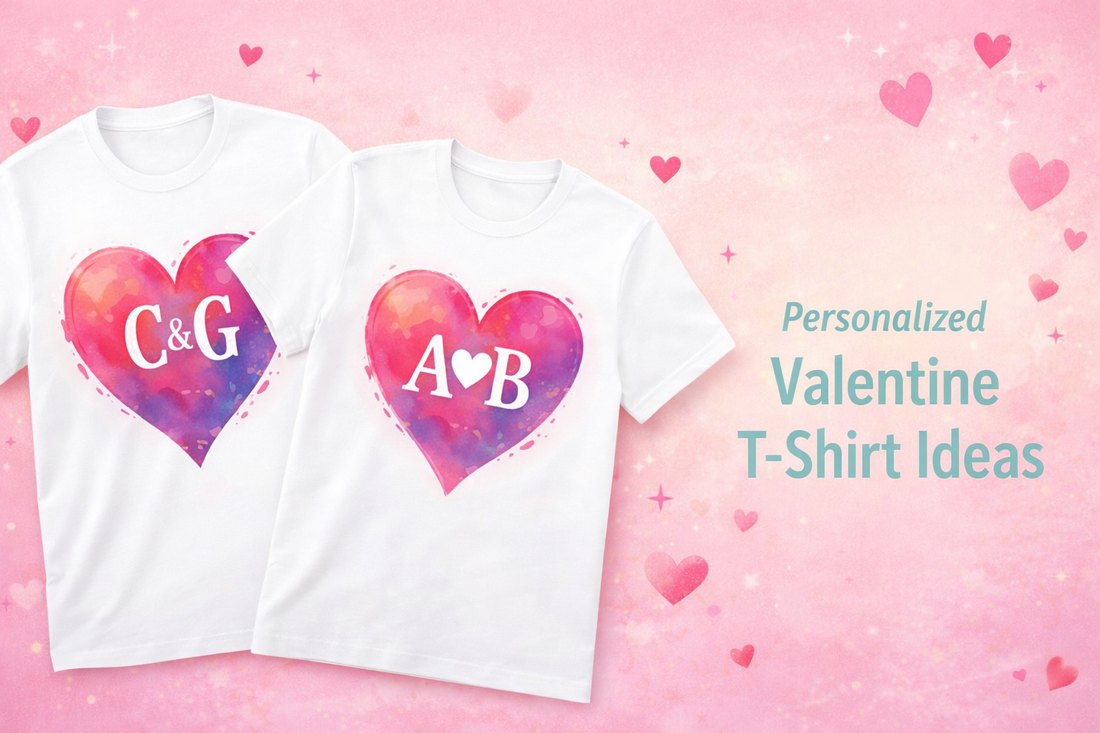How to Create Monogrammed Valentine Shirts: Cute Personalized T-Shirt Ideas
