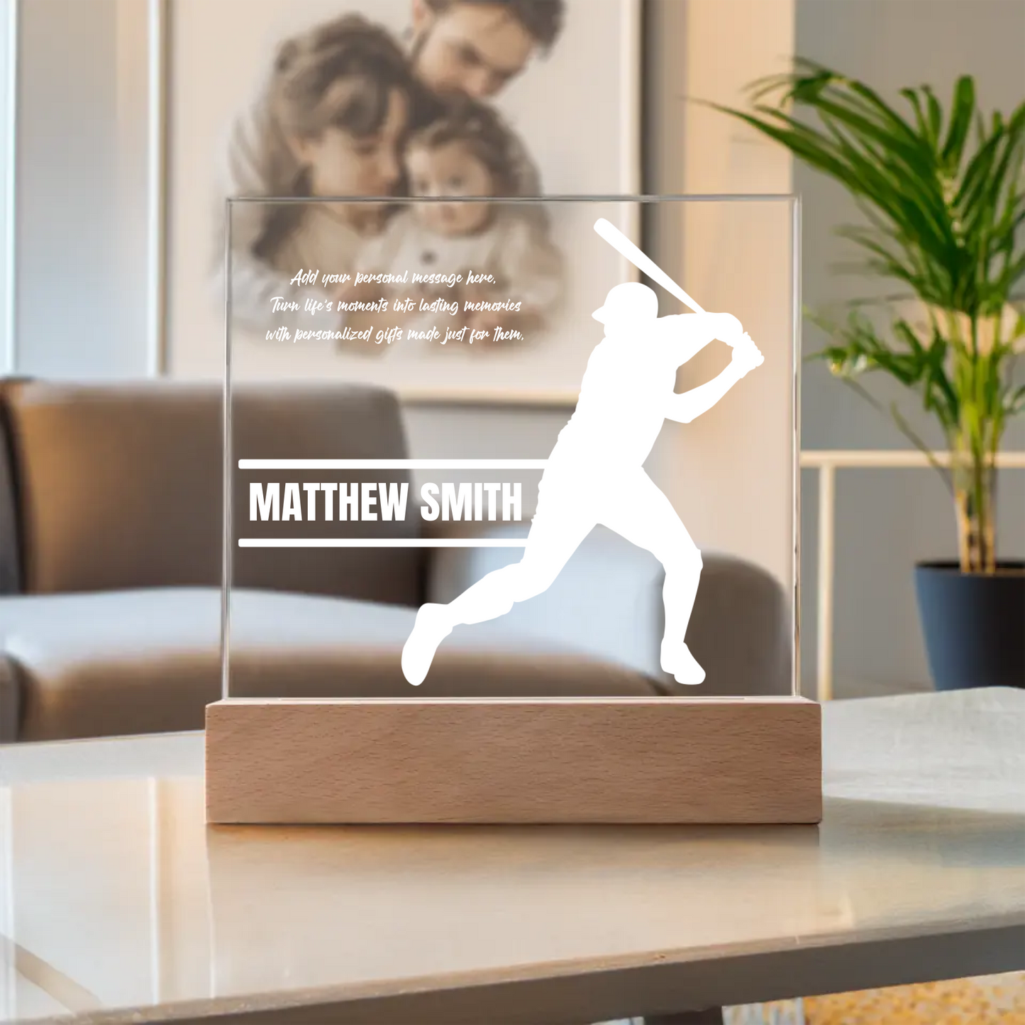 Baseball Acrylic Plaque