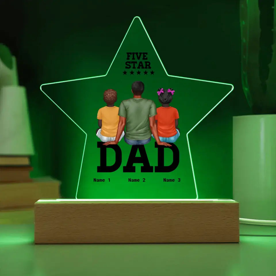 Five Star Dad 2 - Acrylic Star