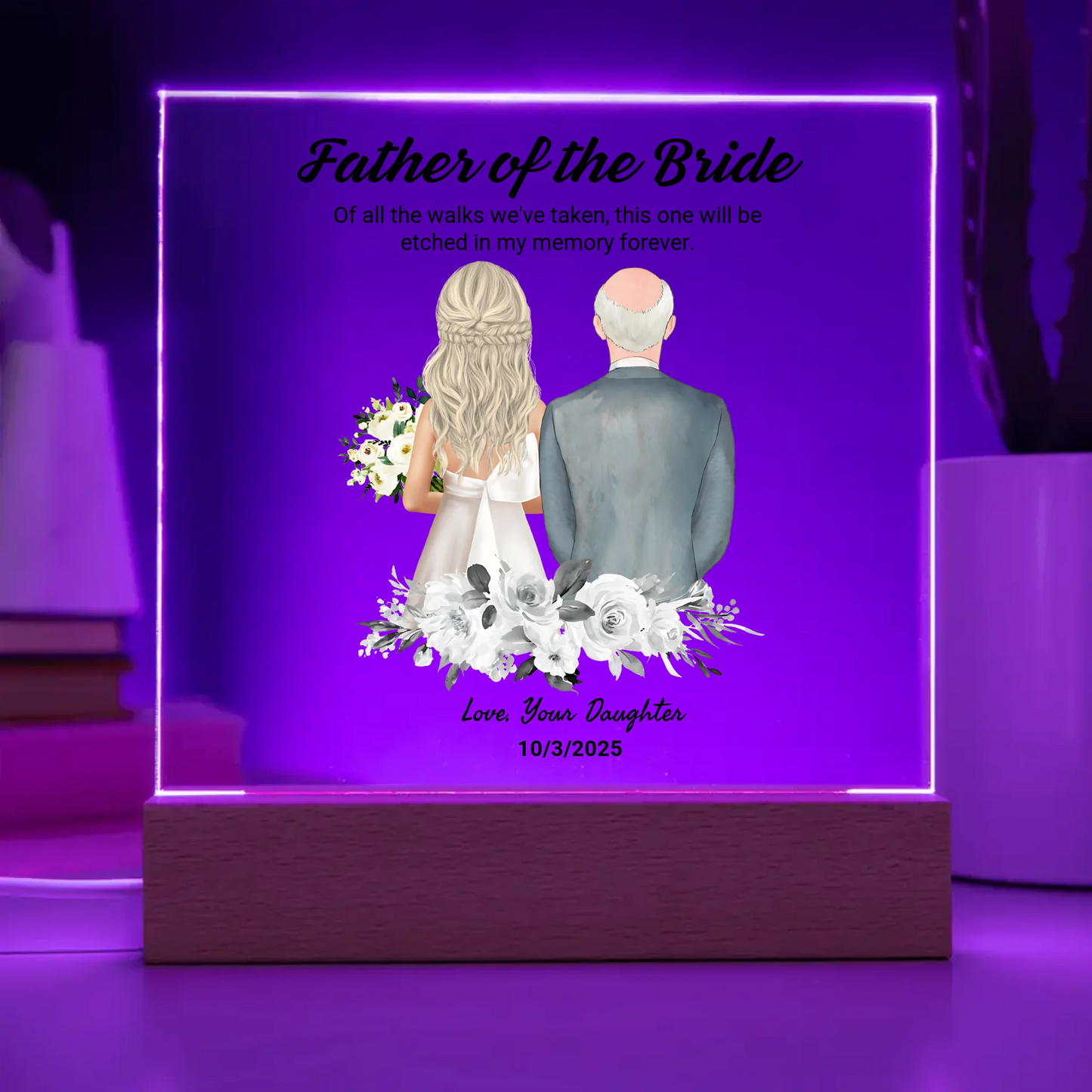 Father of the Bride - Acrylic Square