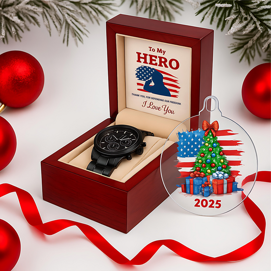 Patriotic Christmas Bundle Gift for Him