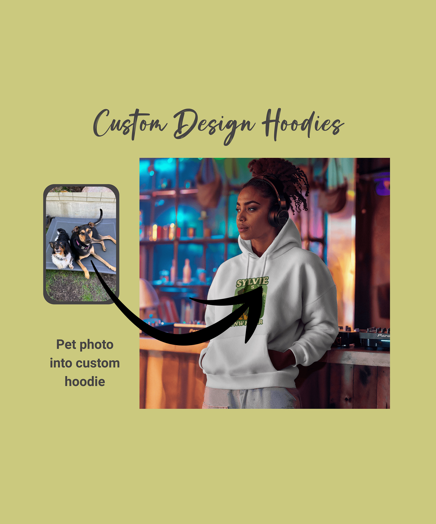 Custom Hoodies Your Pet Photo Turned AI Action Figure