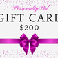 Personalize Pal Gift Cards $200