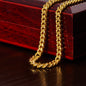 Gift for Son Cuban Link Chain Necklace