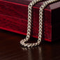 Gift for Son Cuban Link Chain Necklace