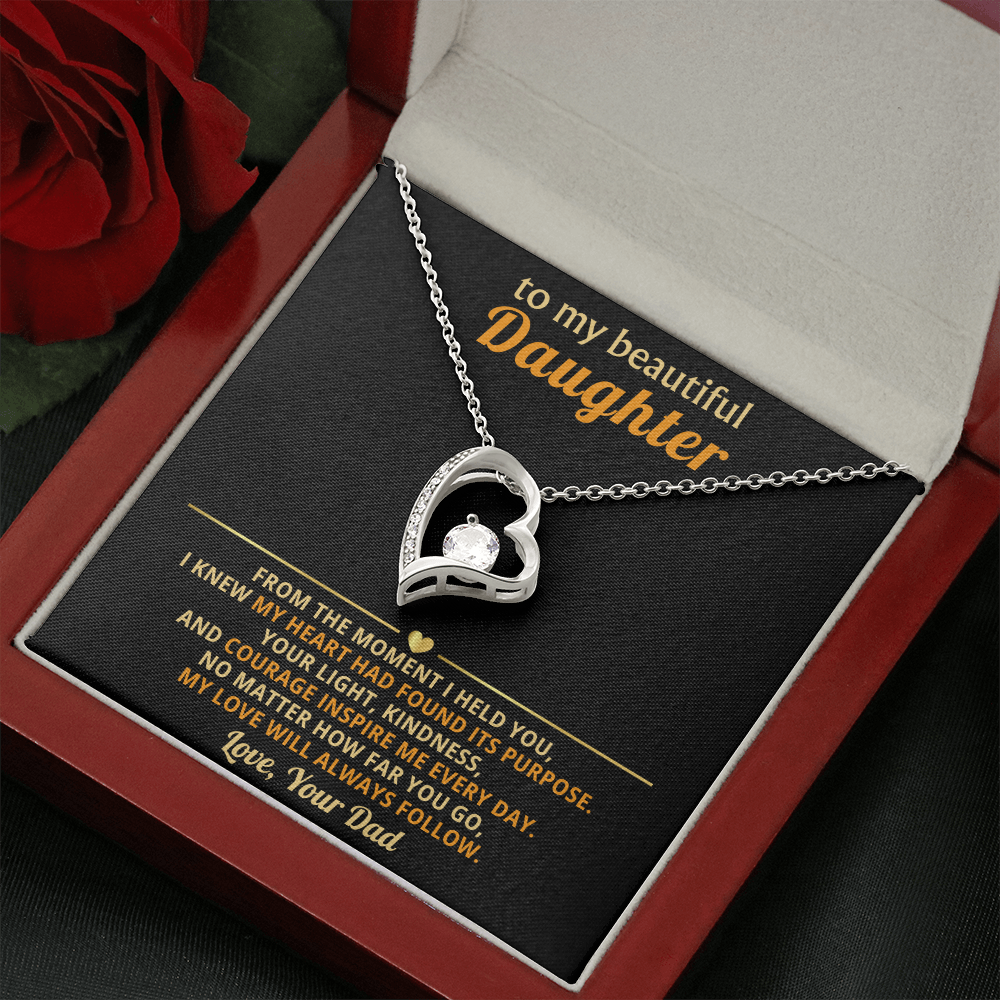 Forever Love Necklace Gifts From Father To Daughter