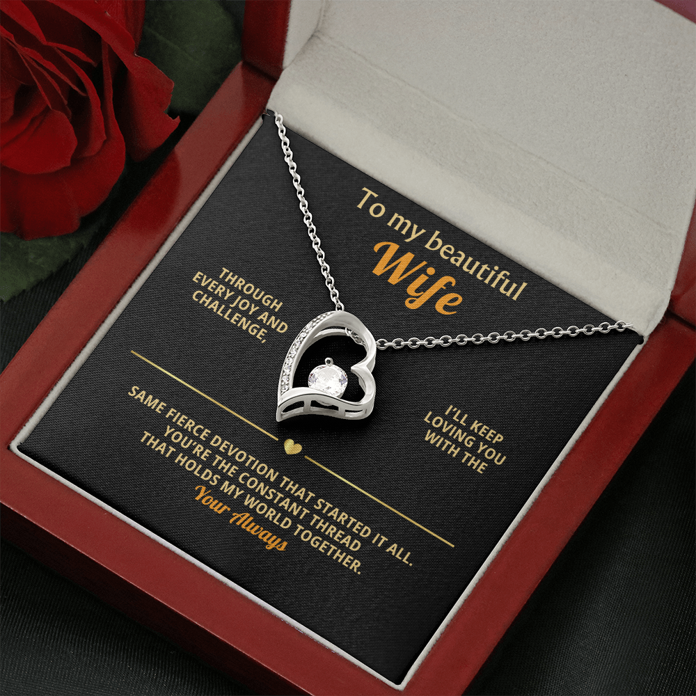 Always & Forever Necklace Husband to Wife Keepsake
