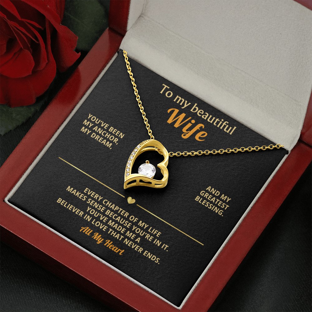 A Husband Story of True Love Forever Love Necklace