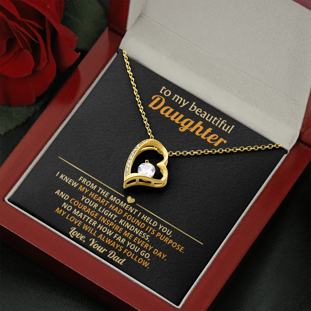 Forever Love Necklace Gifts From Father To Daughter