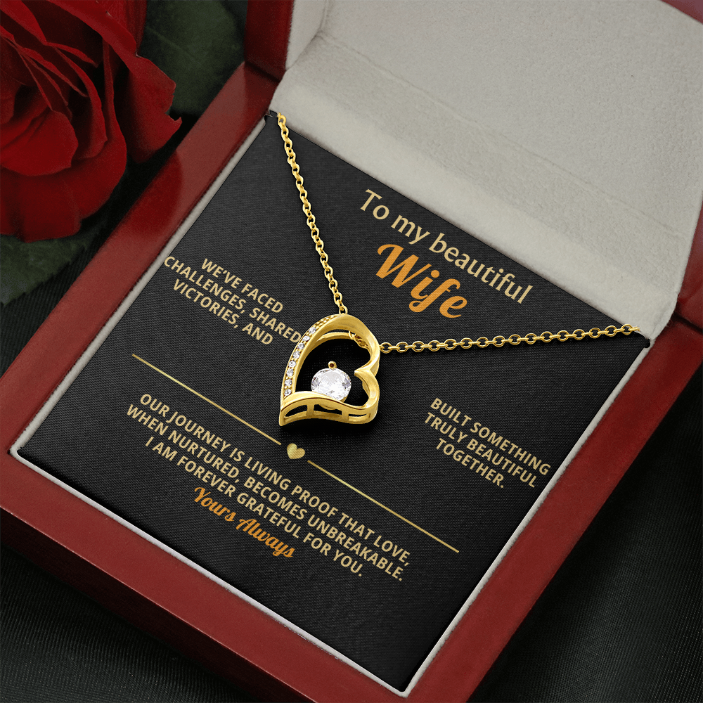Husband Gratitude Across the Years Forever Love Necklace