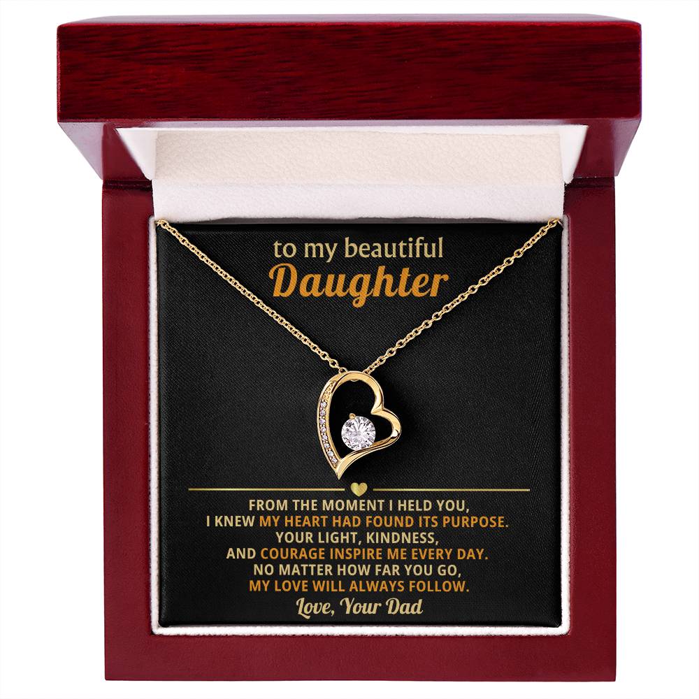 Forever Love Necklace Gifts From Father To Daughter