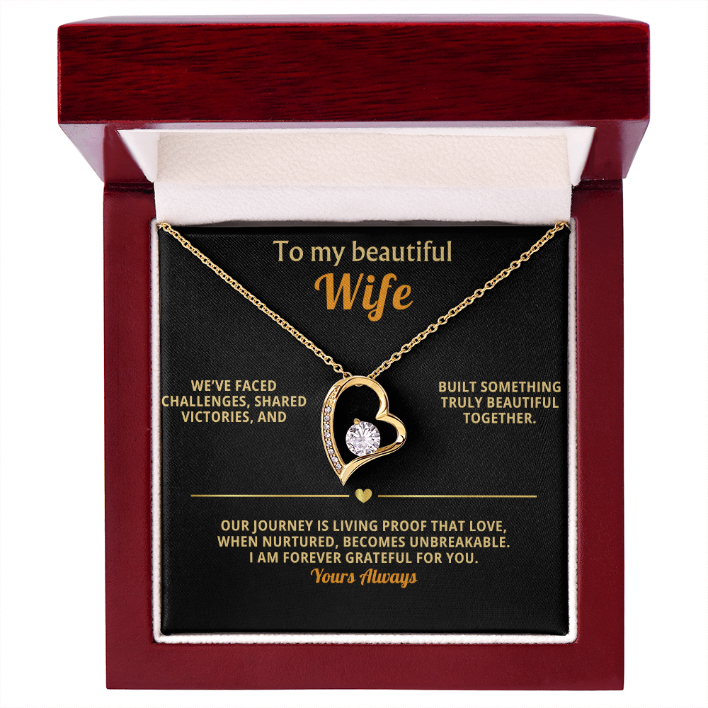 Husband Gratitude Across the Years Forever Love Necklace