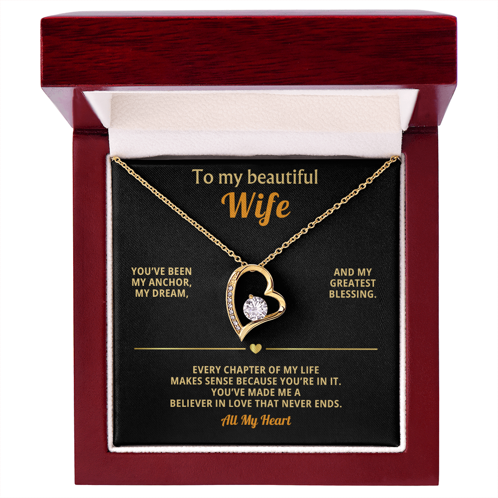 A Husband Story of True Love Forever Love Necklace