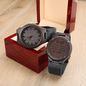 Gift for Dad Engraved Wood Watch