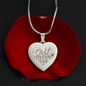 Heart Necklace Best Mom Ever with Personalize Name or Date