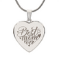 Heart Necklace Best Mom Ever with Personalize Name or Date