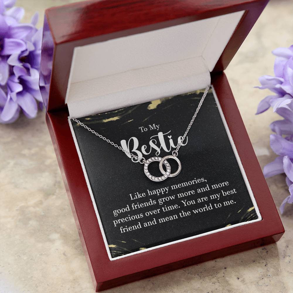 Bestie Happy Memories Perfect Pair Jewelry Necklace